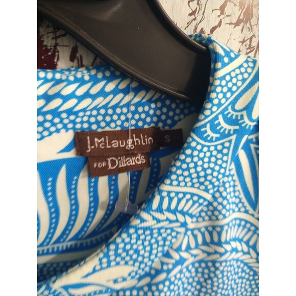 J. McLaughlin Sleeveless Floral Knee Length Dress Sm Boho Beachy Cottage Core - Picture 5 of 10